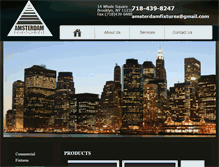 Tablet Screenshot of amsterdamfixtures.com